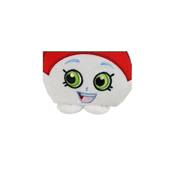 Shopkins 12" Poppy Corn Popcorn Bucket Red White Plush Novelty Fun Toy - Picture 4 of 12